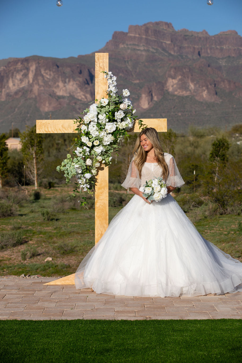 The Cross Wedding Arch